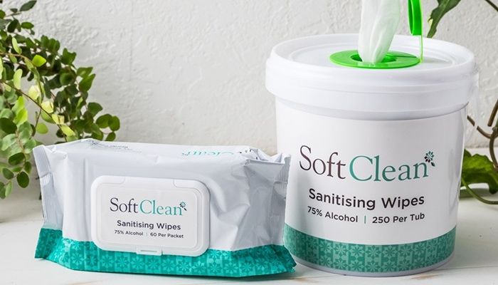 Soft Clean Sanitising Wipes