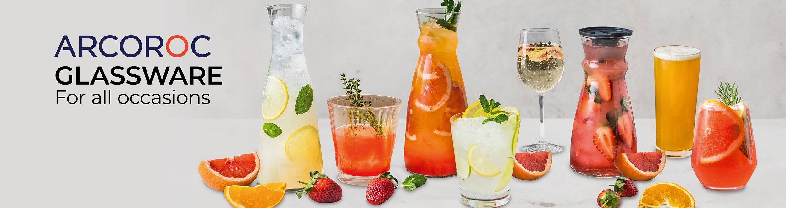 Arcoroc glassware for all occasions