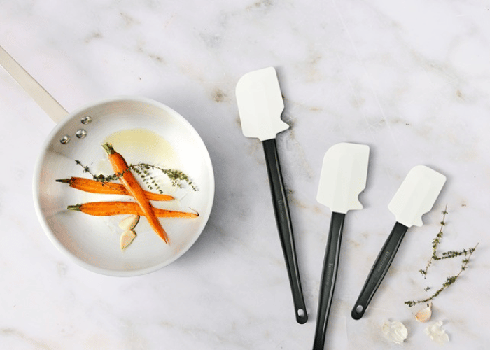 Commercial kitchen spatulas