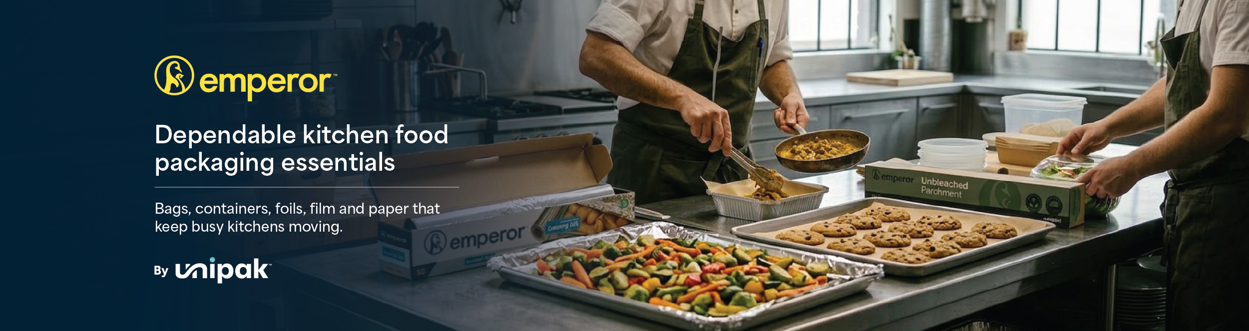 Emperor by Unipak, dependable packaging for everyday foodservice