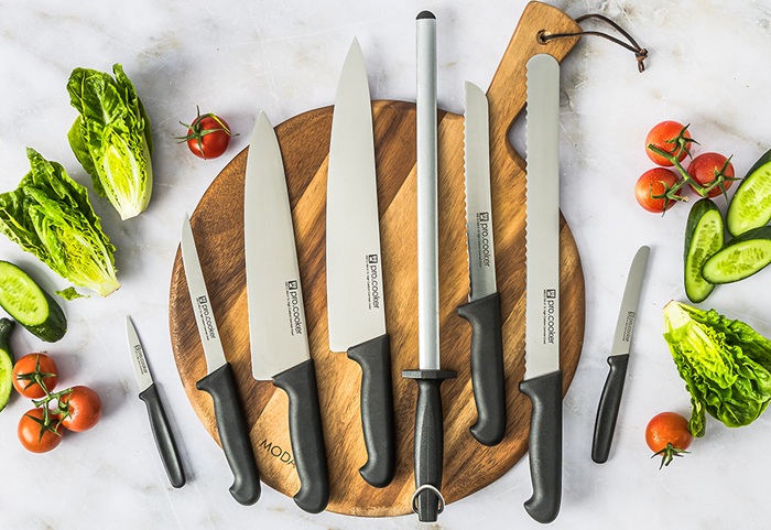 Pro.cooker knife black