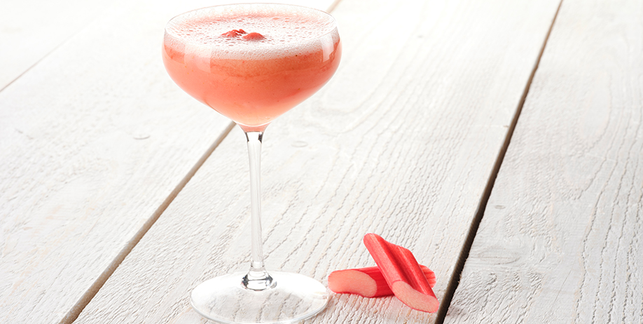 Strawberry Rhubarb Cocktail