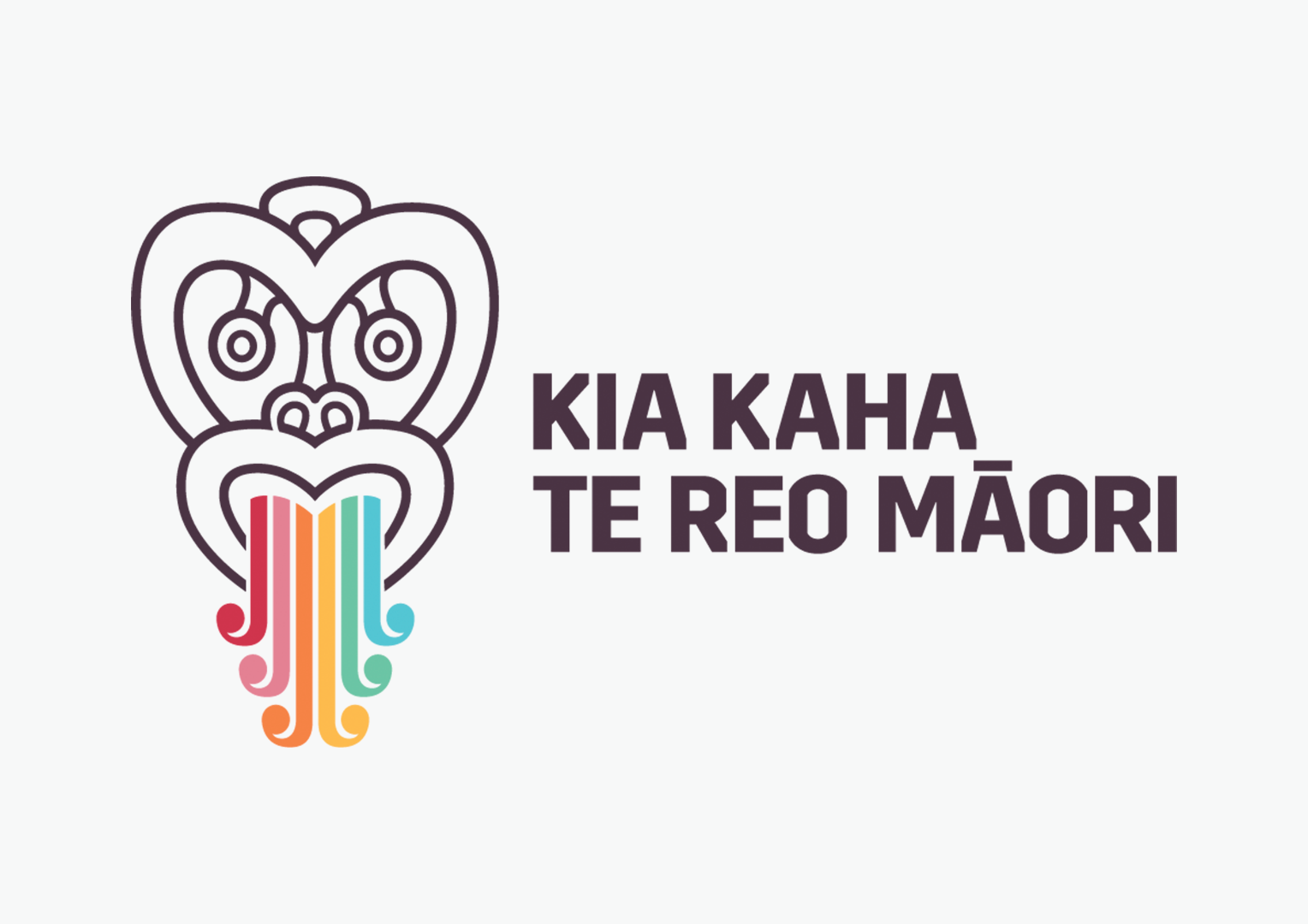Maori Language Week Coloured Tiki