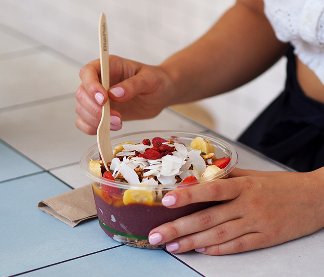 Biopak Clear Bowl Acai Clear Bowl Sustainable