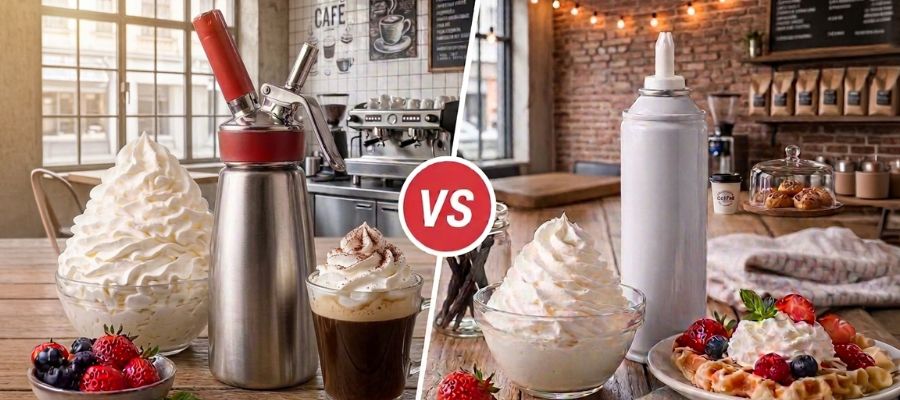 The Whipped Cream Profit Gap: iSi vs Aerosol Cream Cans Explained
