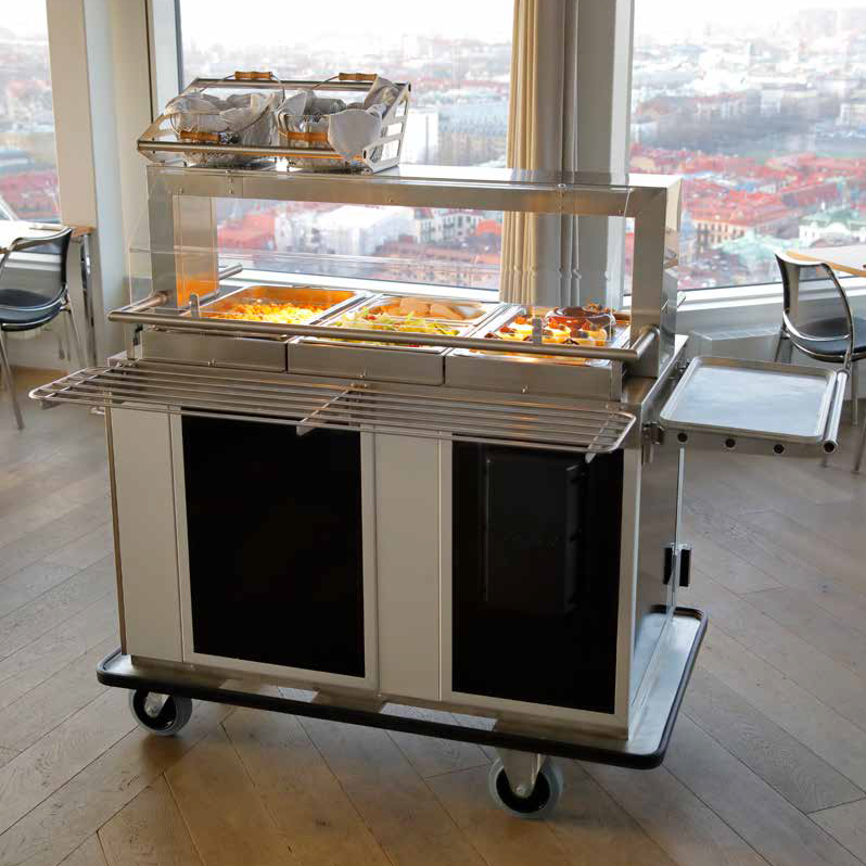 Scanbox with Food In Hotel setting