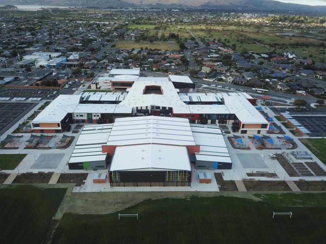 Aerial View of a New Zealand School