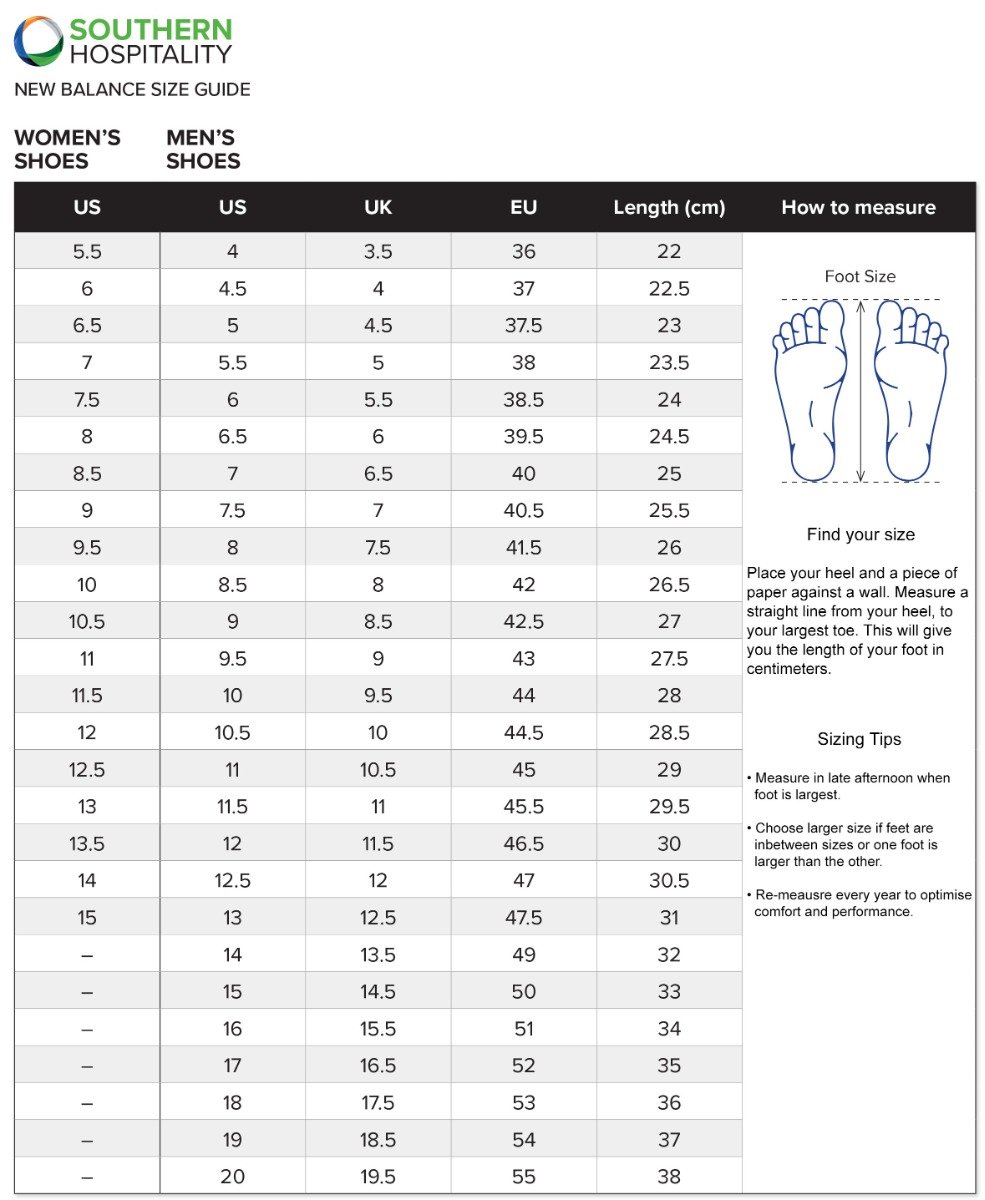 Chef Clothing Size Guide