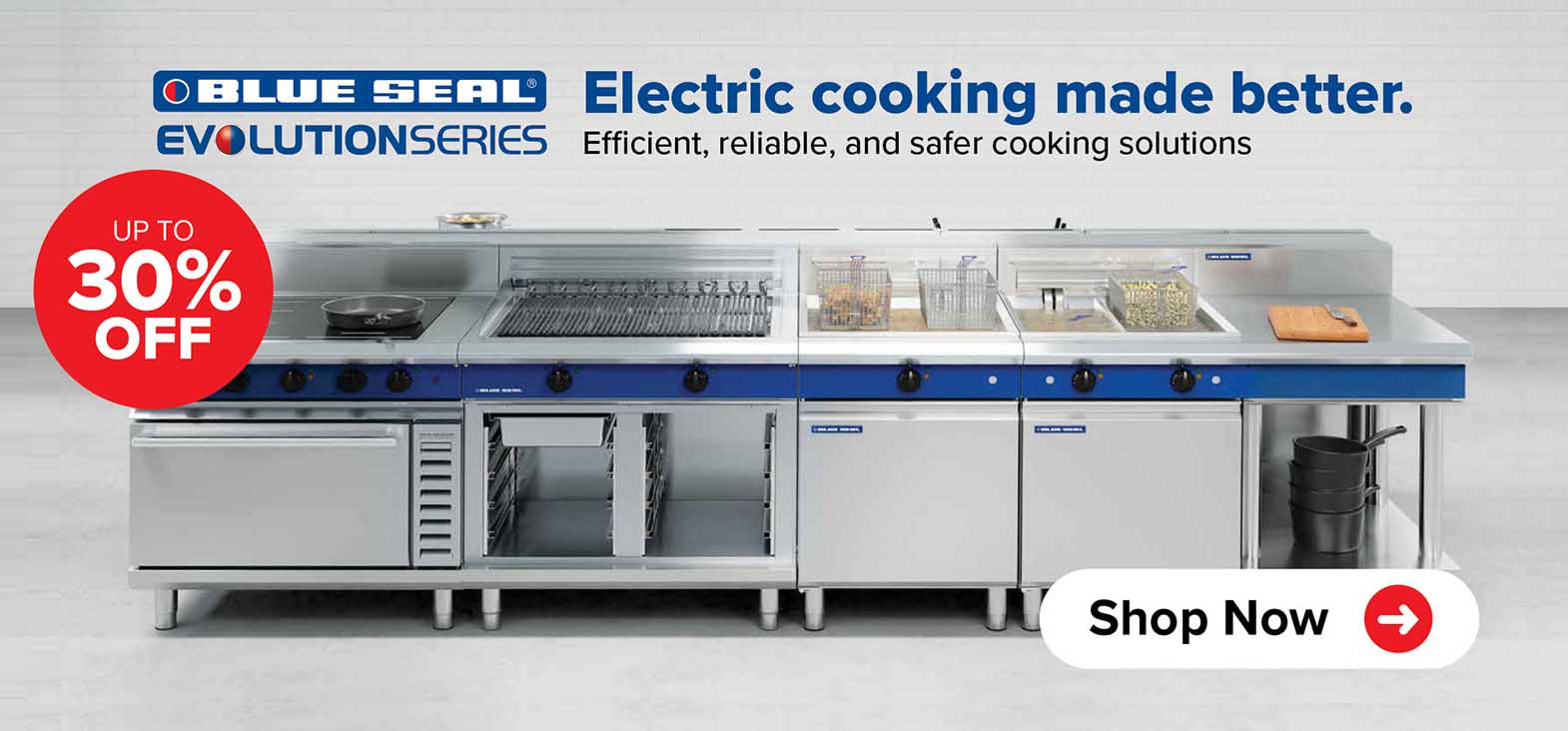 Blue Seal Evolution Electric Induction Cooktops