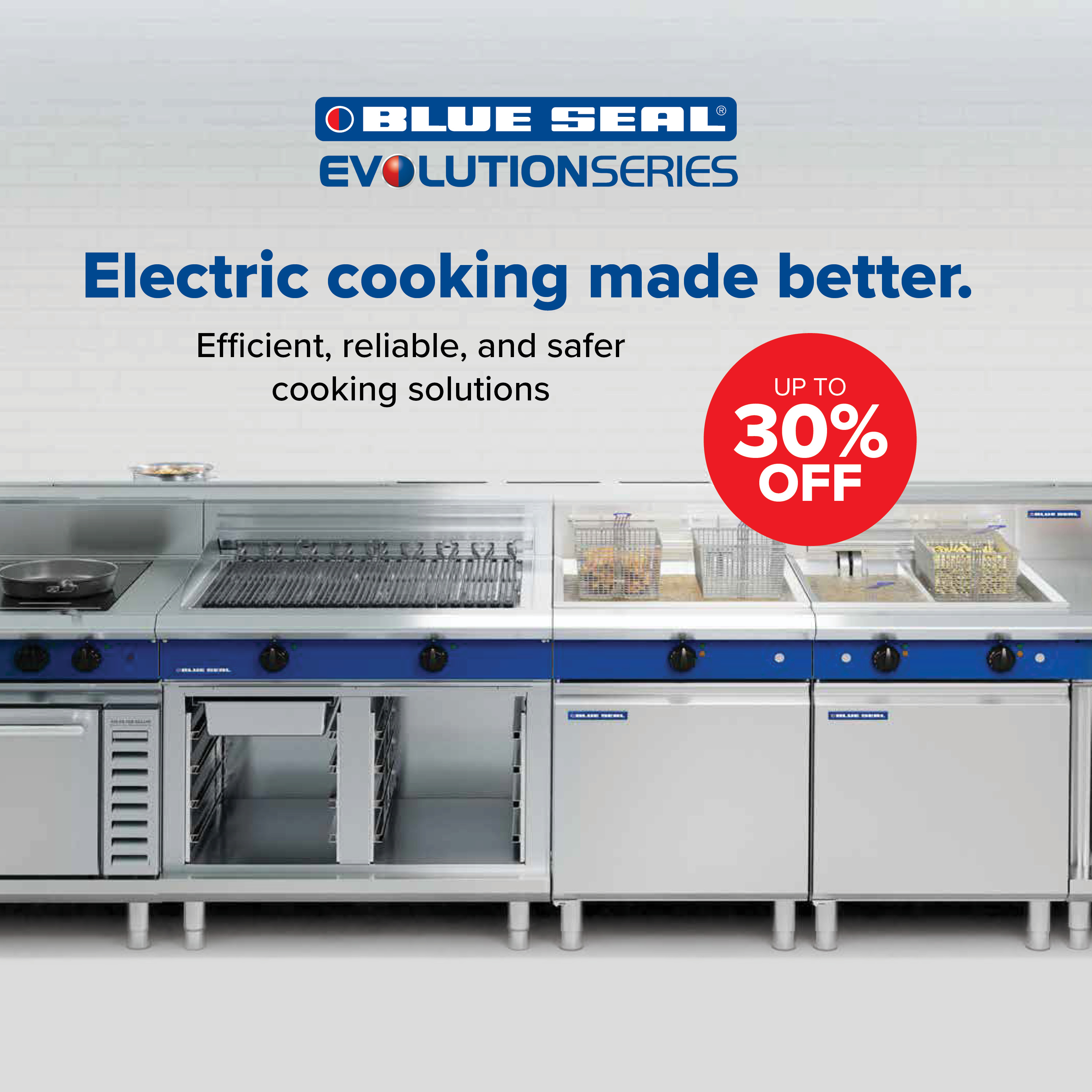 Blue Seal Evolution Electric Induction Cooktops