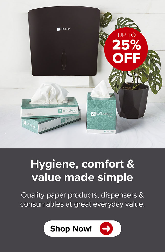 Soft Clean Hygiene Range
