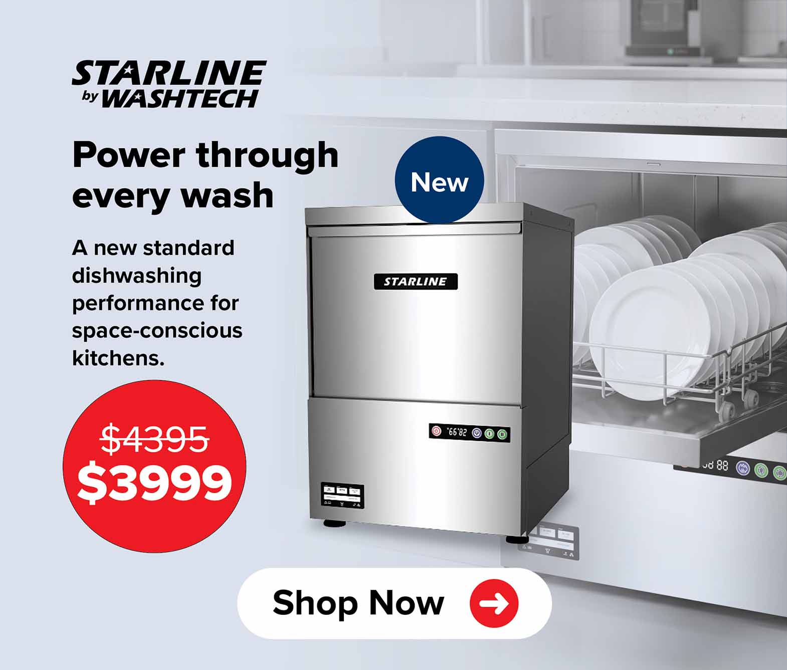 Starline XD Undercounter Dishwasher
