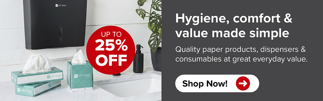 Soft Clean Hygiene Range
